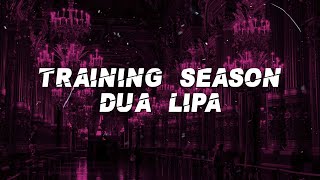 Dua Lipa - Training Season (Lyrics)