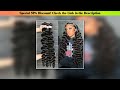 Unboxing 30 40 Inch Loose Wave Bundles Raw Bundles Brazilian Unprocessed Human Hair Virgin Loose De