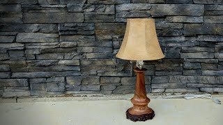 How To Make A Lamp On The Lathe!