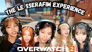 le sserafim playing overwatch 2 in a NUTSHELL *a mess*