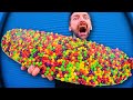 WE MADE SKITTLES CANDY INTO SKATEBOARD GRIPTAPE!