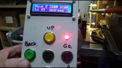 Rotary Table - Arduino Uno Run part 2