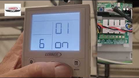 Lennox V0STAT54 P3 Unit Setup and Info Query
