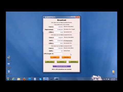 CPM Calculator plus demo final 2018