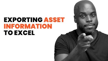 Exporting OT asset information to Excel