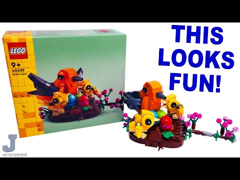 LEGO Icons 2023 Birds Nest 40639 Complete Unboxing & Review