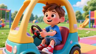 Little Leo’s Stop and Go Car Song | Opposites Learning Song for Kids | Fun Driving Nursery Rhyme