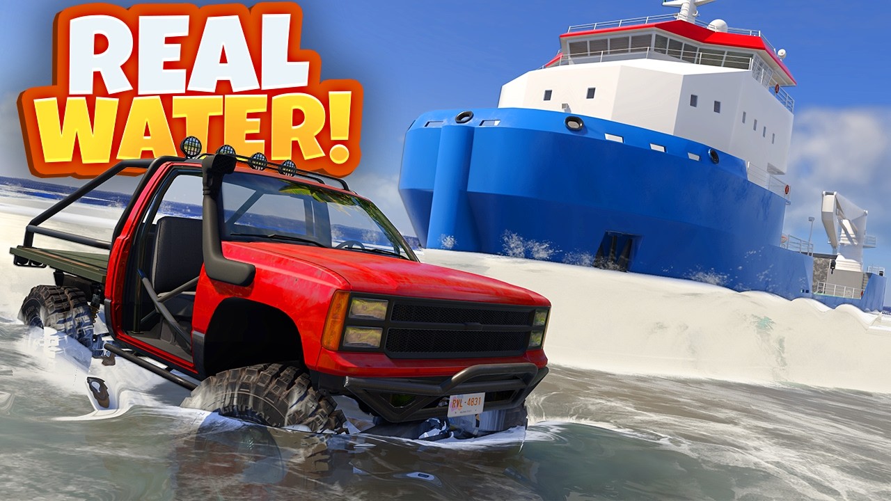 NEW Water Physics Mod CHANGE EVERYTHING in BeamNG Drive!