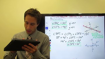 Angles Formed by Intersecting Lines Part 2