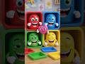 Funny Color Blocks Learning Game 😍 Kids Toy Animation | Farmer 3D USA #shorts