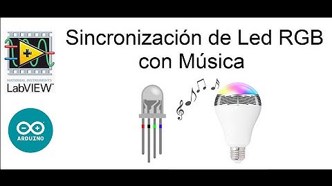 LabVIEW y Arduino: Sincronización de Led RGB con Música