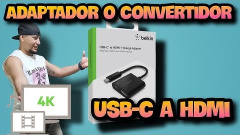 Cable o adaptador USB C a HDMI + Cómo Conectar tu Android, iPad , PC ,Mac ,Televisor, Monitor
