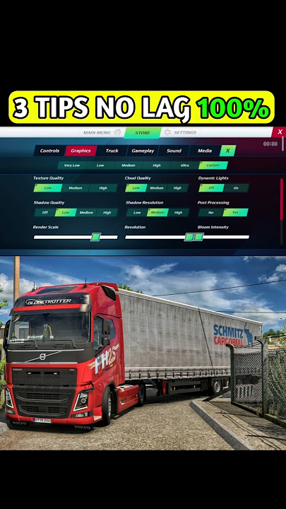 3 TIPS FOR NO LAG 100% IN #truckersofeurope3 #androidgames #trucksimulator