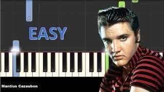 How To Play Can't Help Falling In Love by Elvis Presley on Piano - Very Easy Piano Tutorial