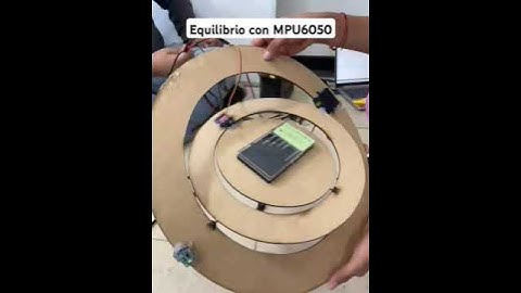 Plataforma estabilizadora haciendo uso del sensor MPU6050.