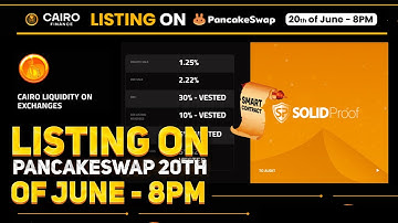 Cairo Finance - a DeFi Yield Farming aggregator and optimizer for Binance Smart Chain