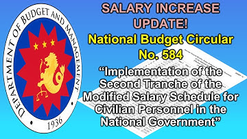 DBM Releases National Budget Circular No. 584 - Implementation of the Second Tranche