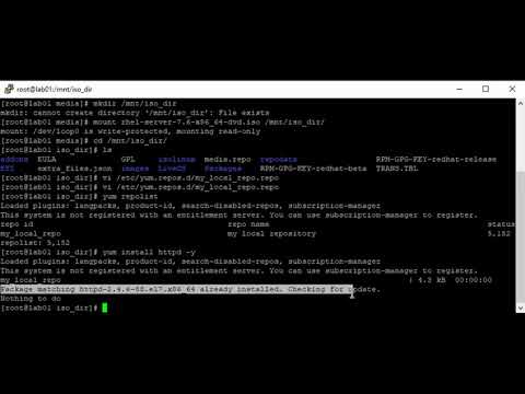 How To Configure yum local Repository and yum remote Repository Using httpd or http In RHEL 7