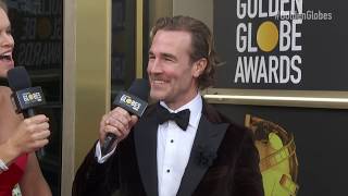 James Van Der Beek Red Carpet Interview - Golden Globes 2019