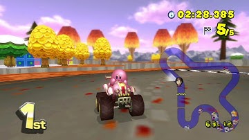 Mario Kart Wii (Fusion) Custom Tracks - Mirror (1 Player) #112 with Kirby