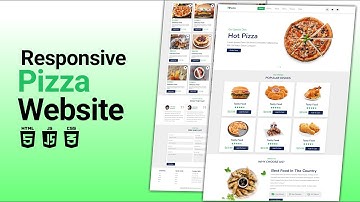 Best Responsive Pizza Ordering Website Development: HTML, CSS, JavaScript Tutorial
