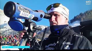 Jaktstart Hochfilzen 🇸🇪 Elvira Öberg 1+ intervju skidskytte world cup 23/24