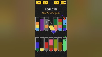 Water sort puzzle level 3361