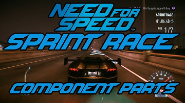 Need For Speed 2015 Sprint Race Component Parts Gameplay