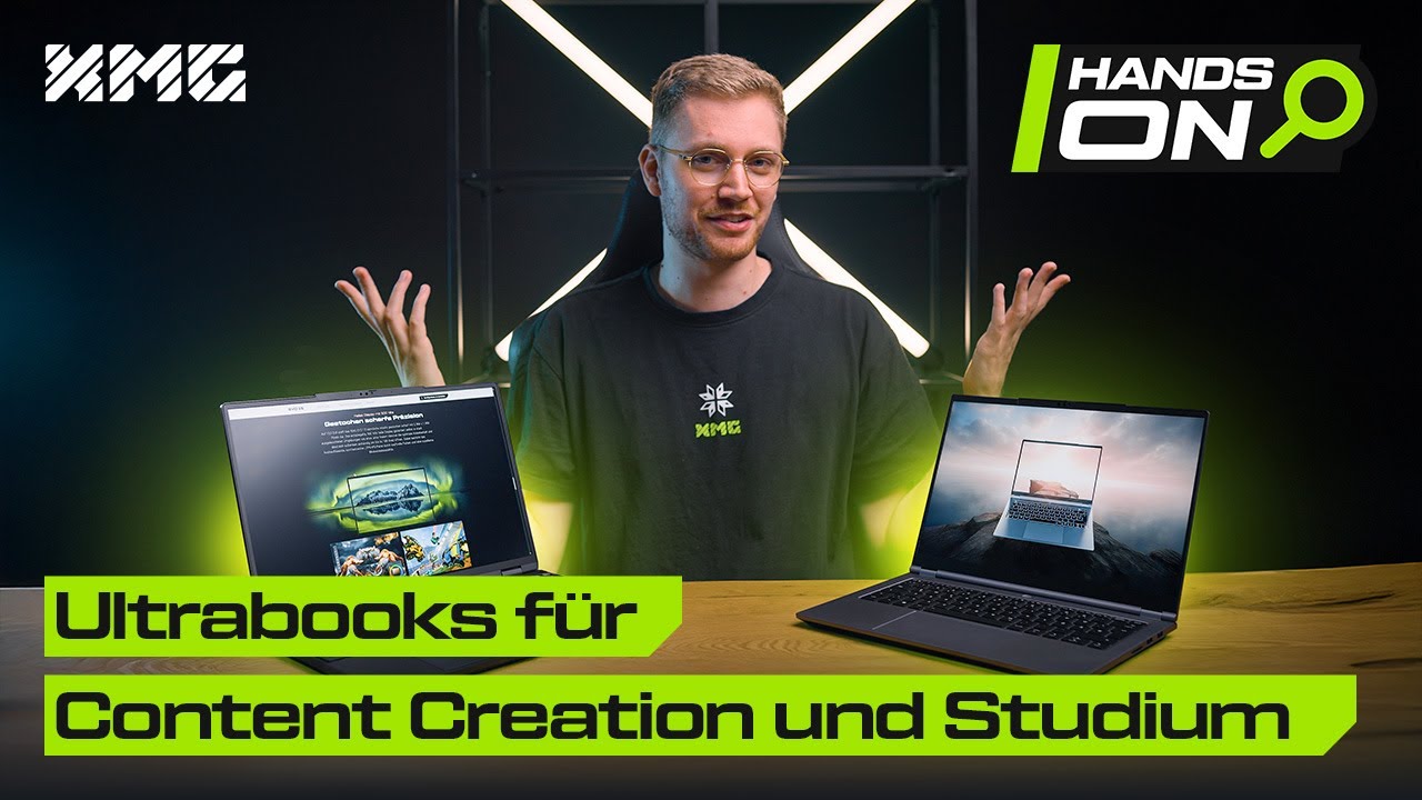 XMG EVO (2025) | Ultrabooks für Arbeit, Content Creation und Studium | Hands-On [EN Subtitles]