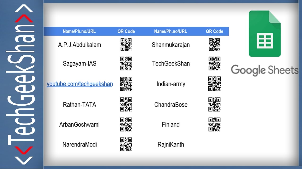 Bulk Qr Code Generate In Google Sheets Save As Pdf