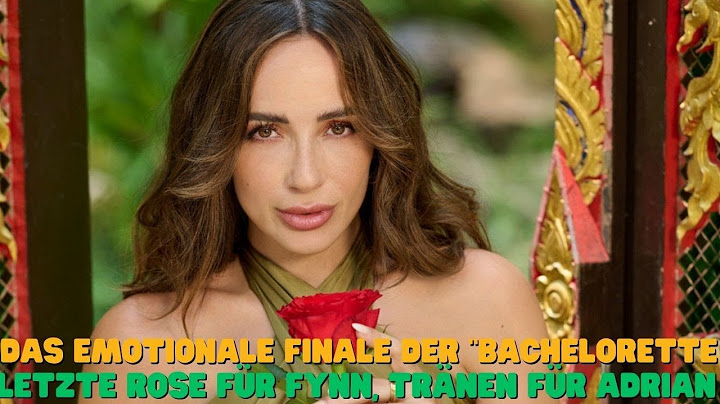 Das emotionale Finale der Bachelorette Letzte Rose für Fynn, Tränen für Adrian