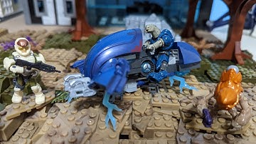 Ghost of Requiem Diorama Dissection (Halo Mega Construx MOC/Diorama Review)