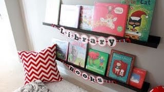 【DIY】子供が選びやすい絵本棚の作り方＆収納アイデア♡～How to make and storage idea of children are  choose bookshelf.