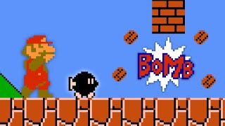 Super Mario Bros. but you can blow up the walls