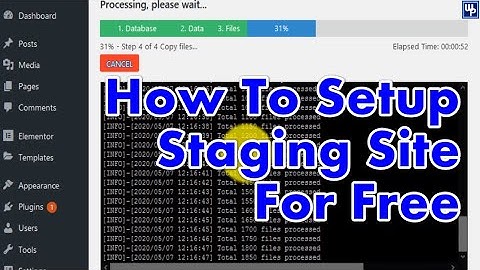How To Setup Staging Site For Your Main Wordpress Site | 4 Easy Steps