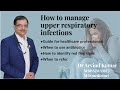 Managing upper respiratory infections  guide for healthcare professionals