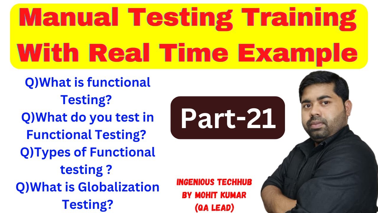 Manual Testing Training part21 YouTube