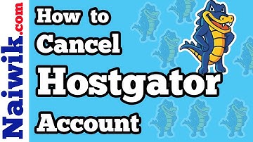 How to cancel Hostgator Account [ Web Hosting ]