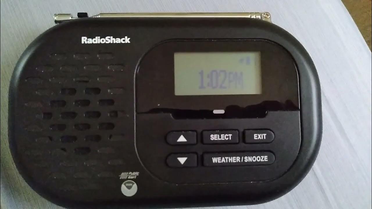 RadioShack Weather Radio YouTube