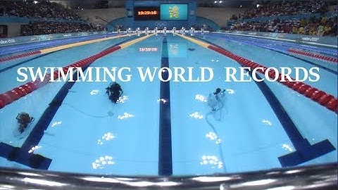 SWIMMING WORLD RECORDS (50) 50m butterfly 22.27  Andriy Govorov