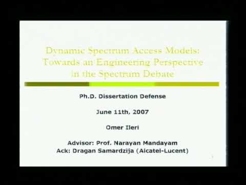 Phd Dissertation Defense: Omer Ileri \