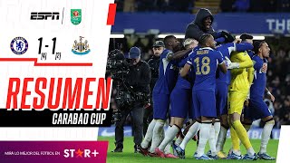 Thumbnail for ¡AGÓNICO EMPATE Y CLASIFICACIÓN DE LOS BLUES POR PENALES! | Chelsea 1(4)-(2)1 Newcastle | RESUMEN