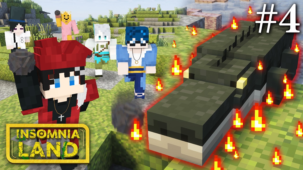 【マインクラフト😜】恋するワニの暴走を止めろ！？ EP4「Wani Creek」【INSOMNIA LAND】【マイクラ実況】