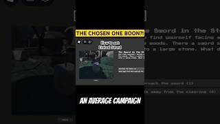 Linked Sword w/ The Chosen One Boon | An Average Campaign #aac #anaveragecampaign #roblox