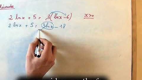 Equation simple à résoudre à base de logarithmes. MATHS TS TES