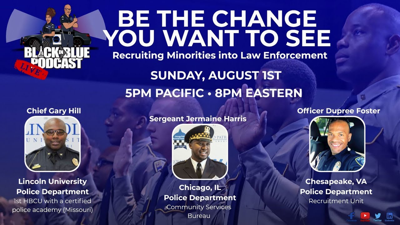 Black in Blue Live: Be The Change You Want To See - YouTube
