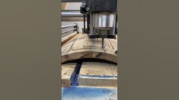 Surfacing curved bourbon barrel section using Vectric VCarve to Surface feature with OneFinity CNC