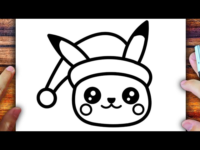 COMO DESENHAR O PIKACHU KAWAII FÁCIL⚡ 