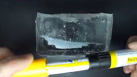 Four Epinephrine Auto-injectors Firing into Ballistic Gelatin -- Update 2019