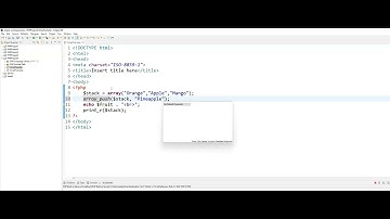 PHP Array Push Pop | PHP tutorial